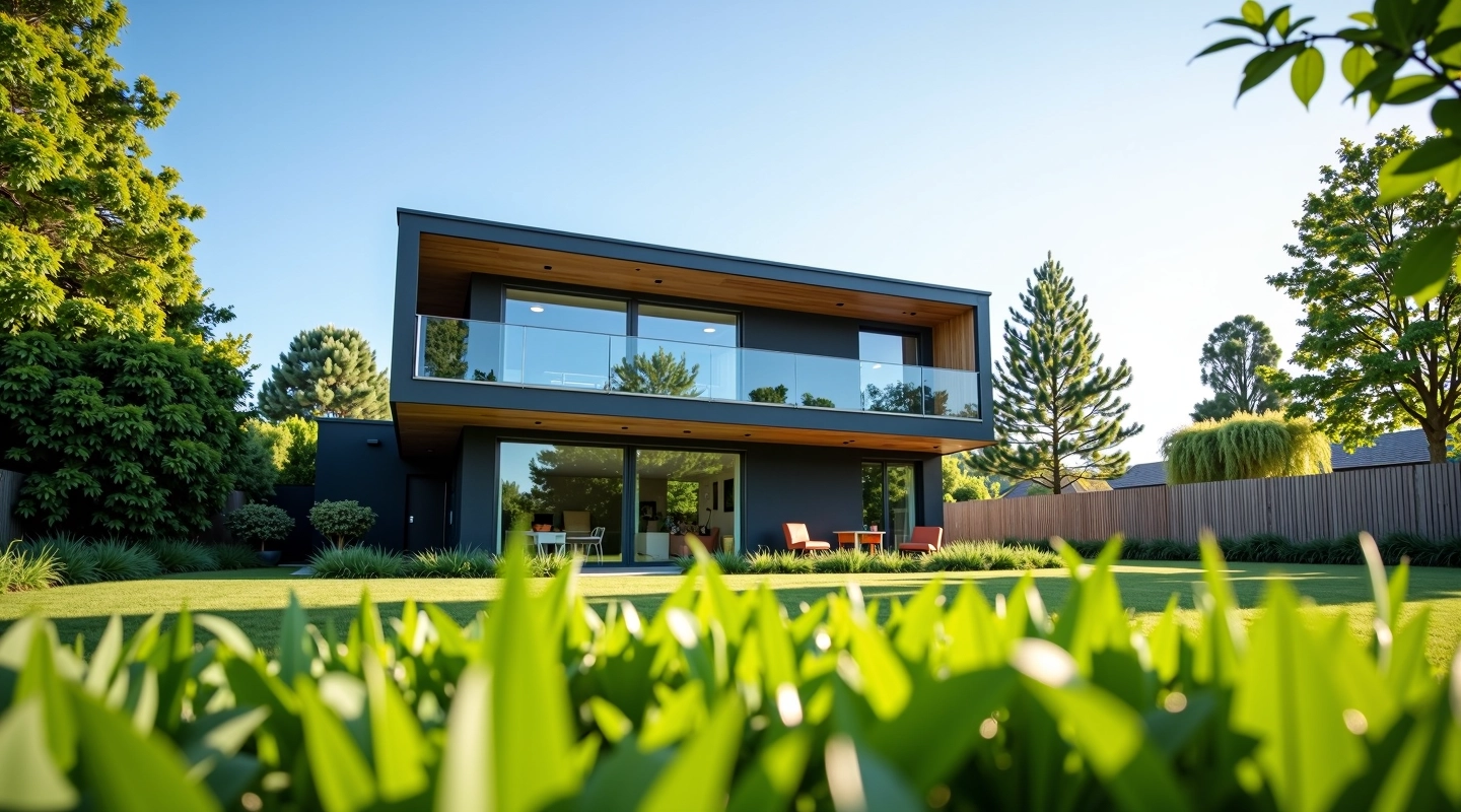 Moderne gezinswoning met grote tuin in groene buitenwijk van Rotterdam